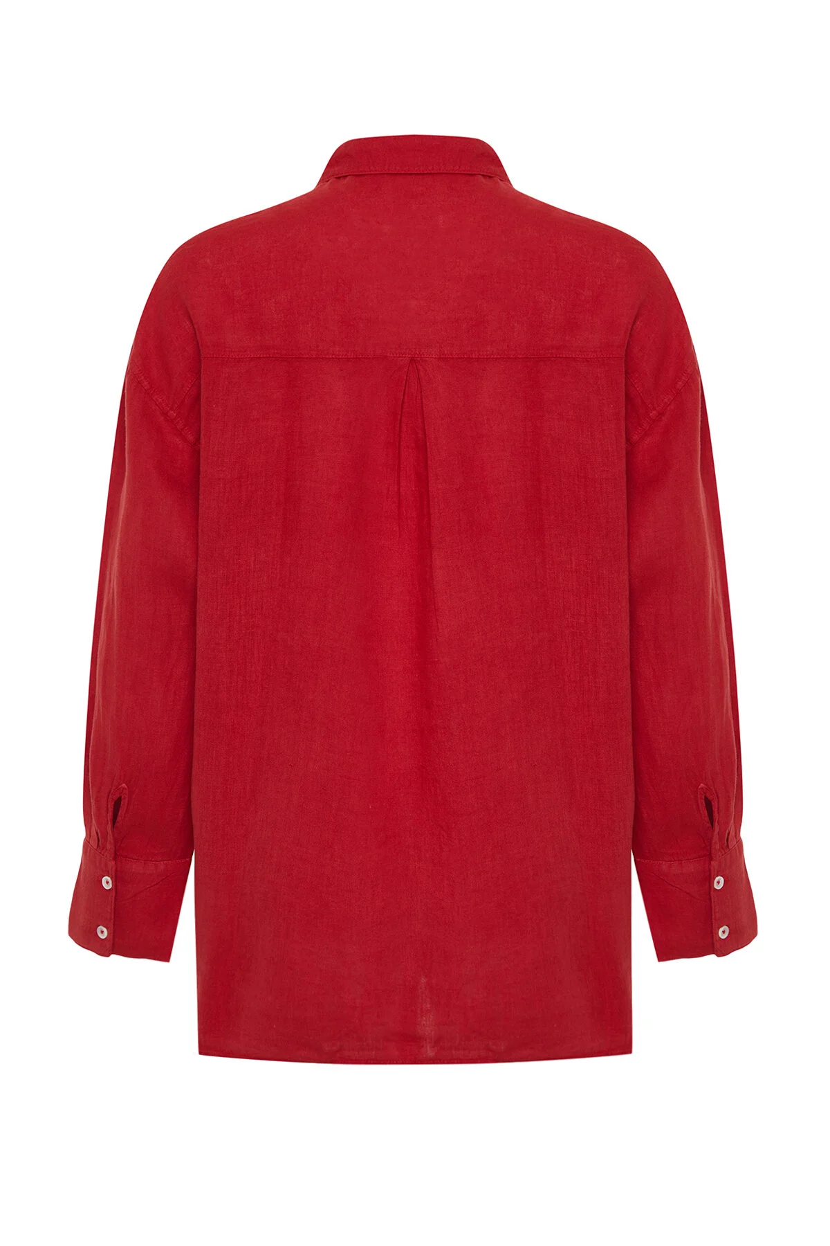 Trendyol Collection  Hemd - Rot - Oversized