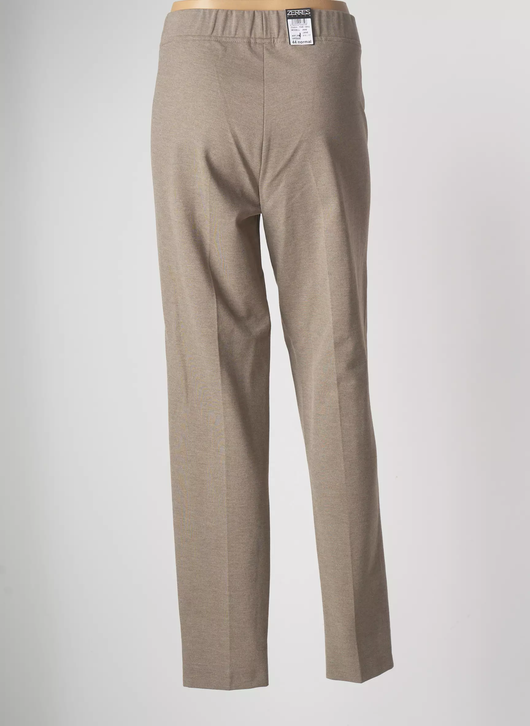 Zerres Pantalons Droits Homme couleur gris