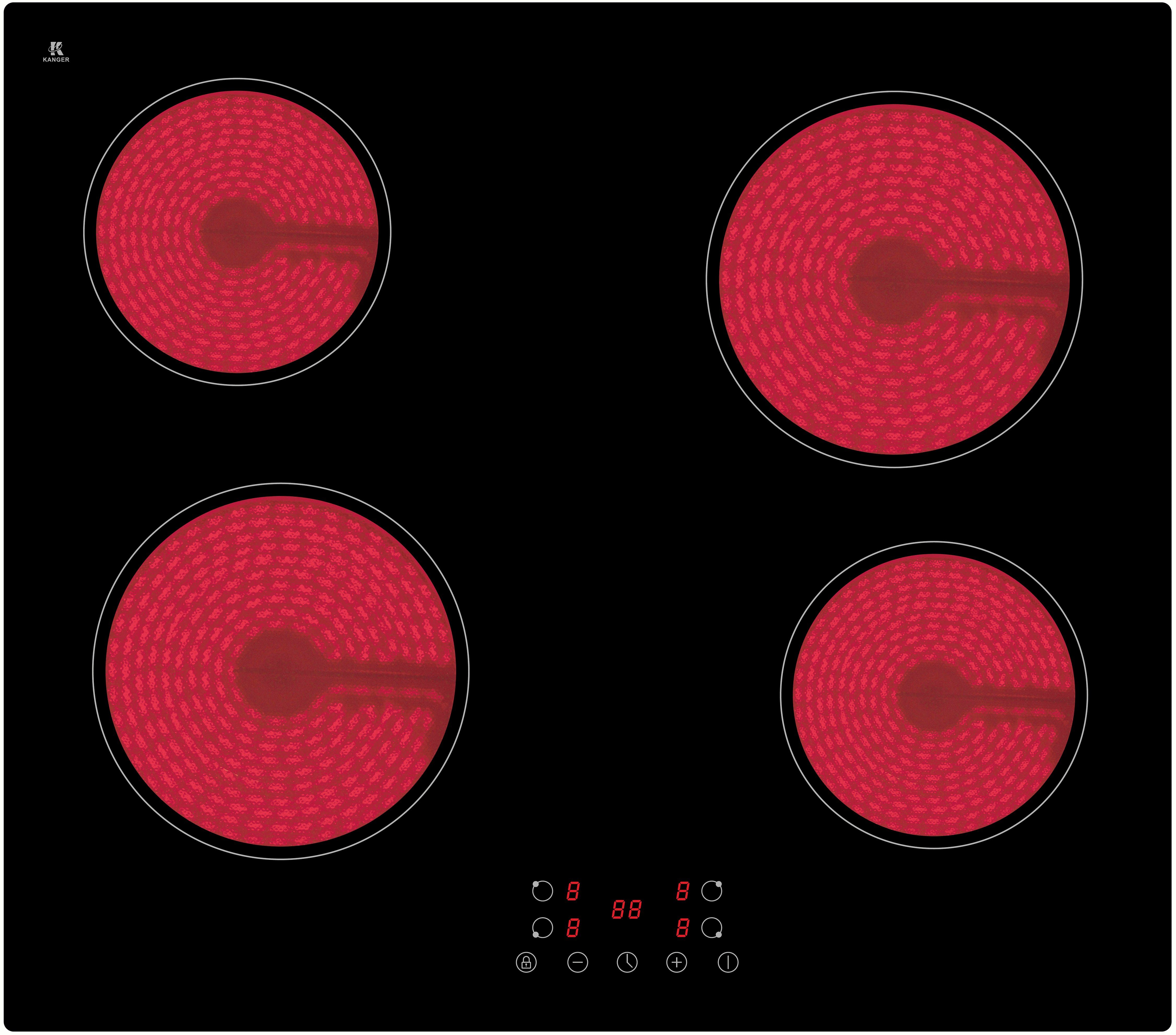Flex-Well Küche Riva, mit E-Geräten, Stellmaß 280x170 cm, in vielen Farbvarianten erhältlich