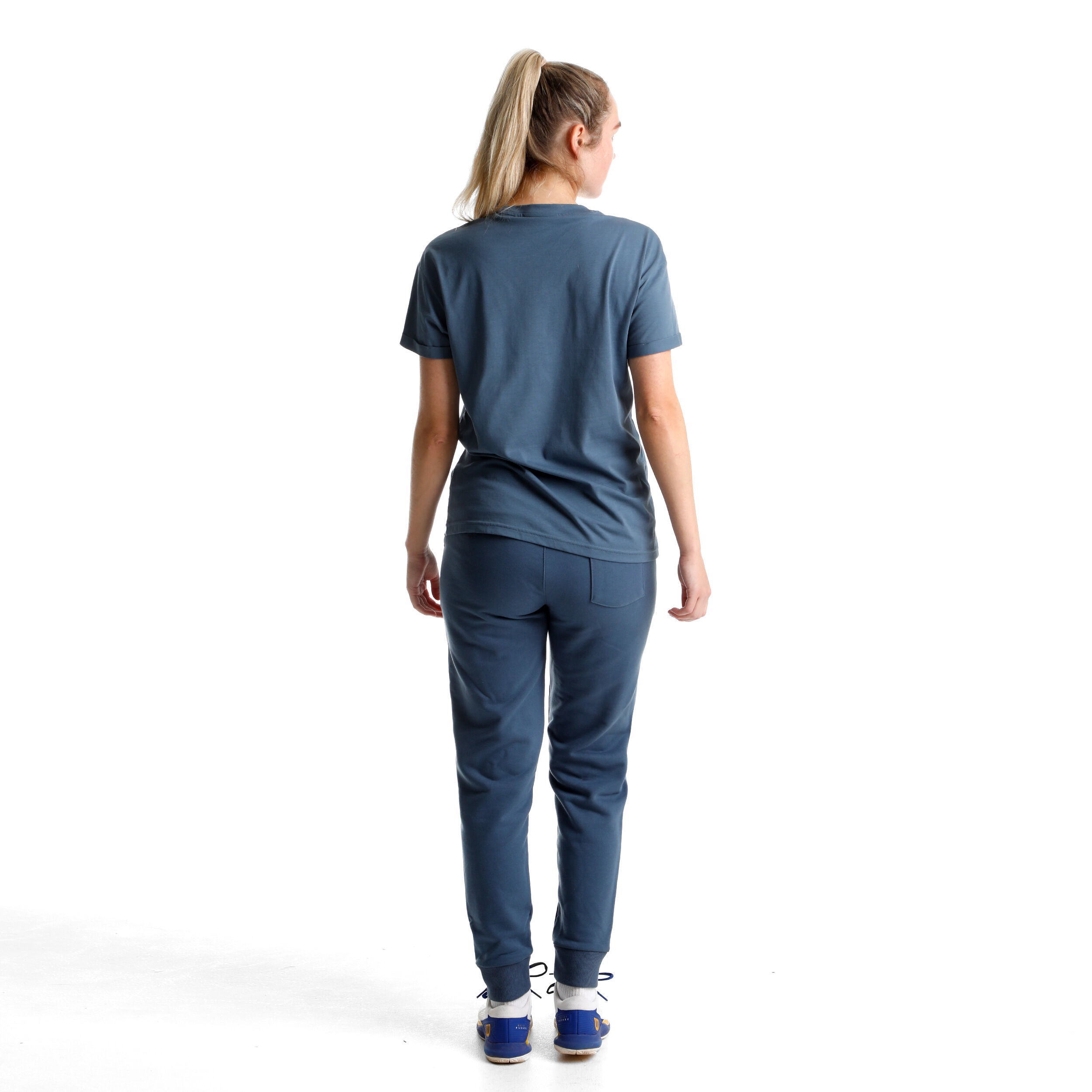 Word Salad T-Shirt Damen - Blau