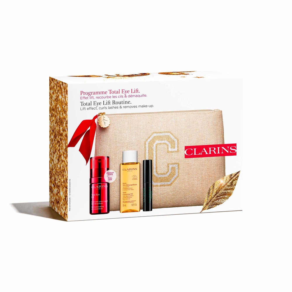 Clarins Coffret Total Eye Lift  Coffret Noël Soins Yeux anti-âge, anti-rides