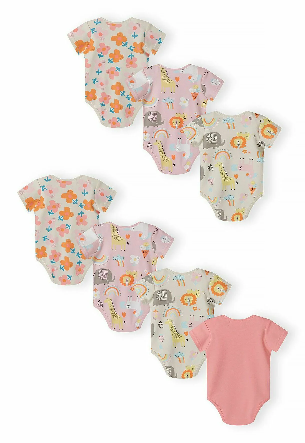MINOTI PACK DE 7 MANGA CORTA - Body