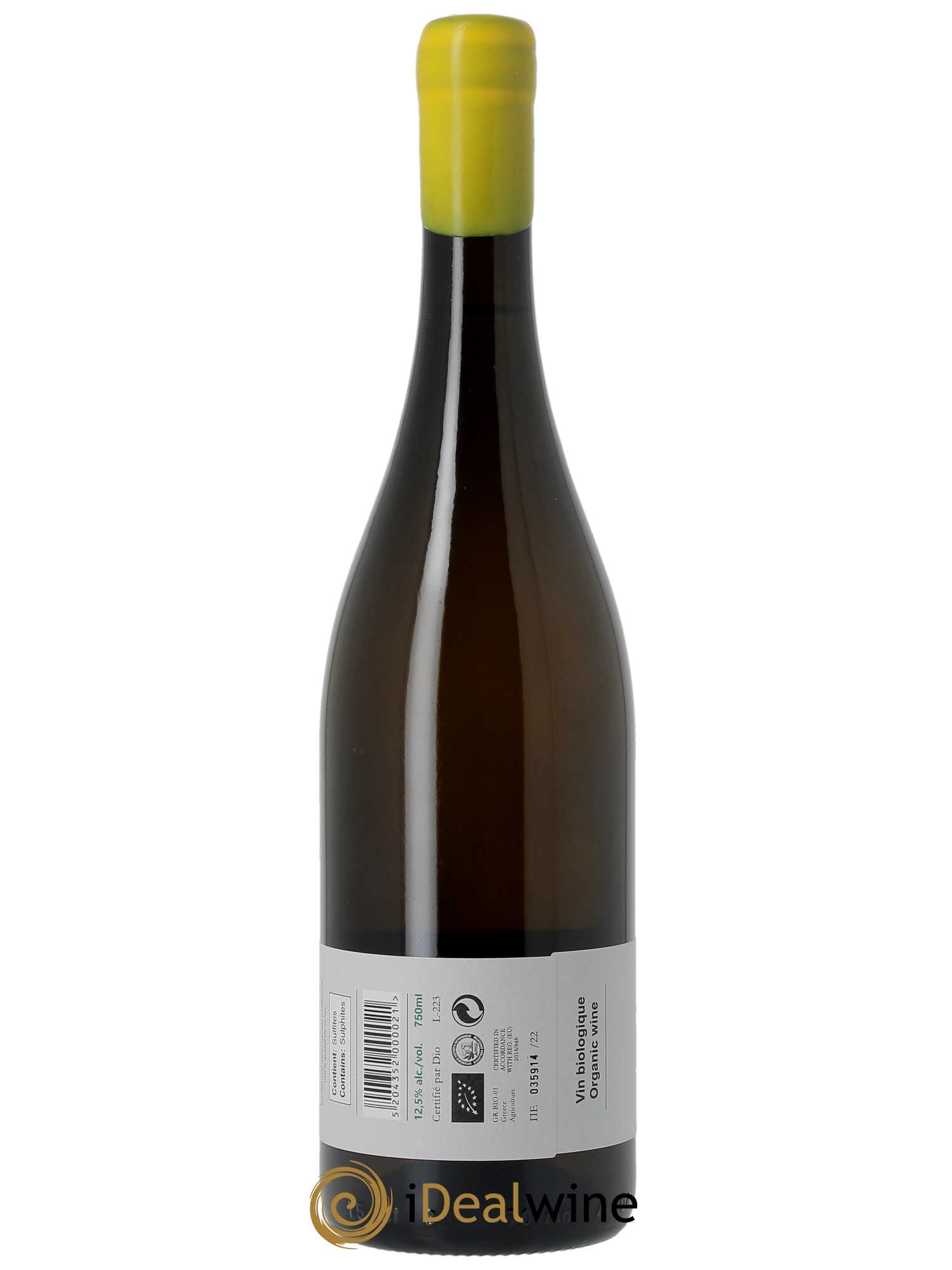 IGP Peloponèse Tetramythos Muscat Sec Nature  2022 - Lot de 1 Bouteille