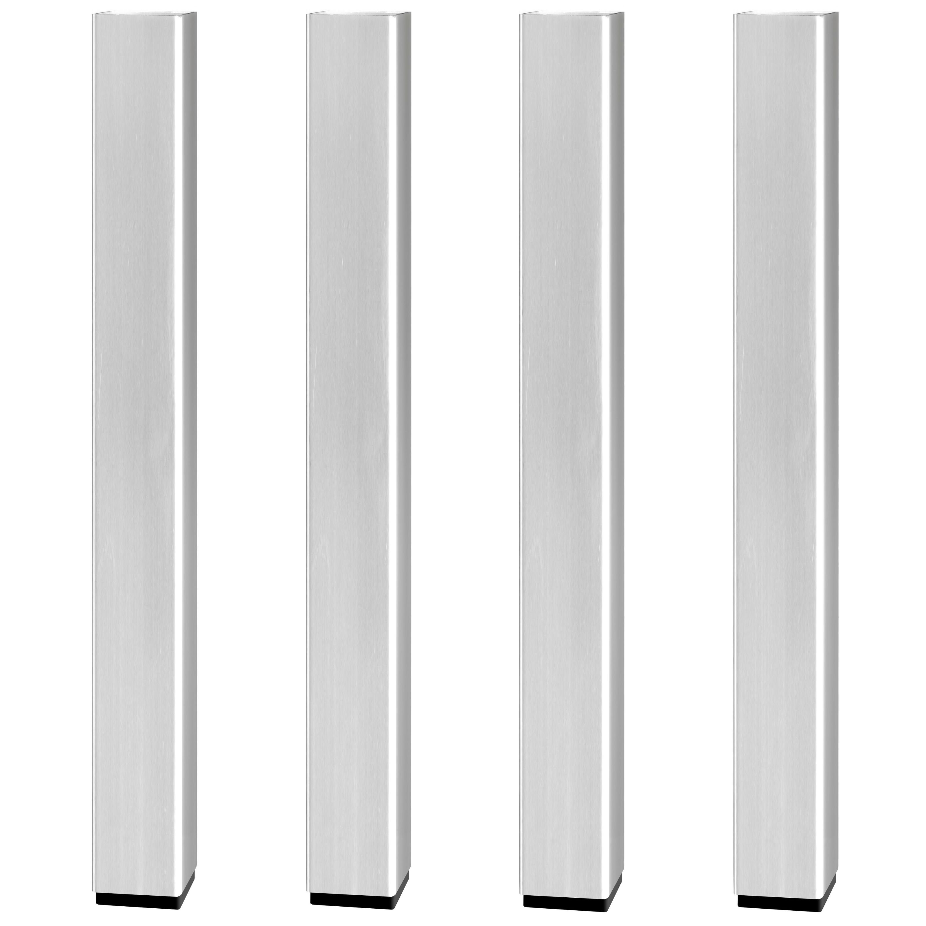 lightmaXX Gerüst, ALU-STAGE Bühnenfuß SET Eco 4x Steckfüße 60cm, 40/40