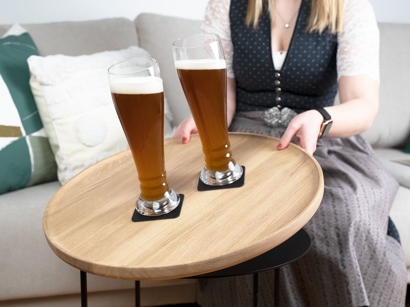 Silwy Magnet-Kristall Weizen Bierglas