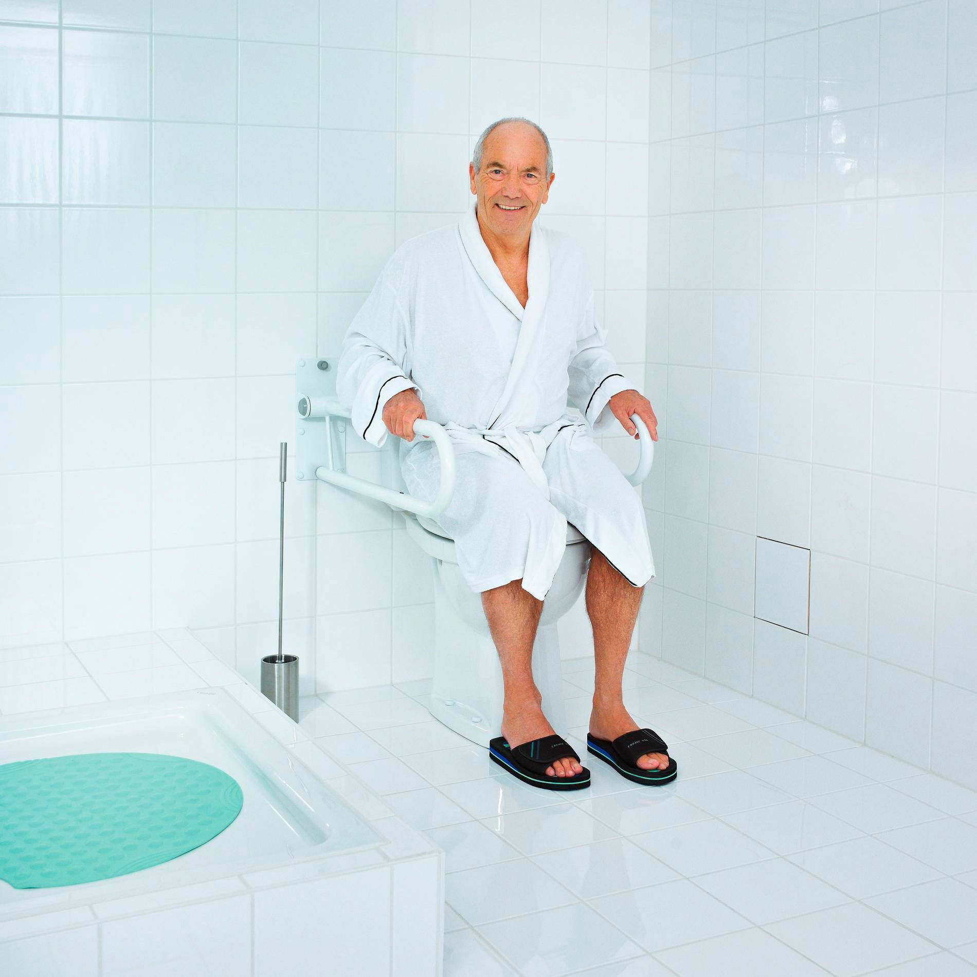 Ridder Haltegriff Comfort, WC-Aufstehbügel, Länge 78 cm
