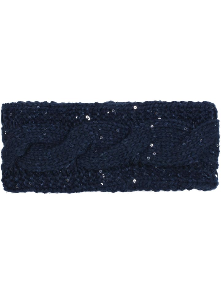 styleBREAKER Strick Stirnband in Dunkelblau günstig kaufen onesize