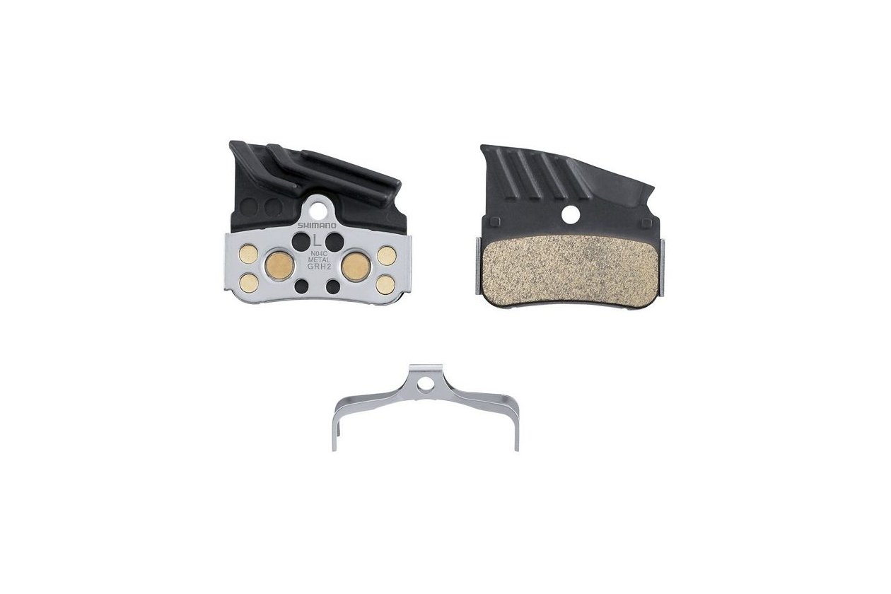 Shimano Scheibenbremsbelu00e4ge N04C Metall Ku00fchlrippen