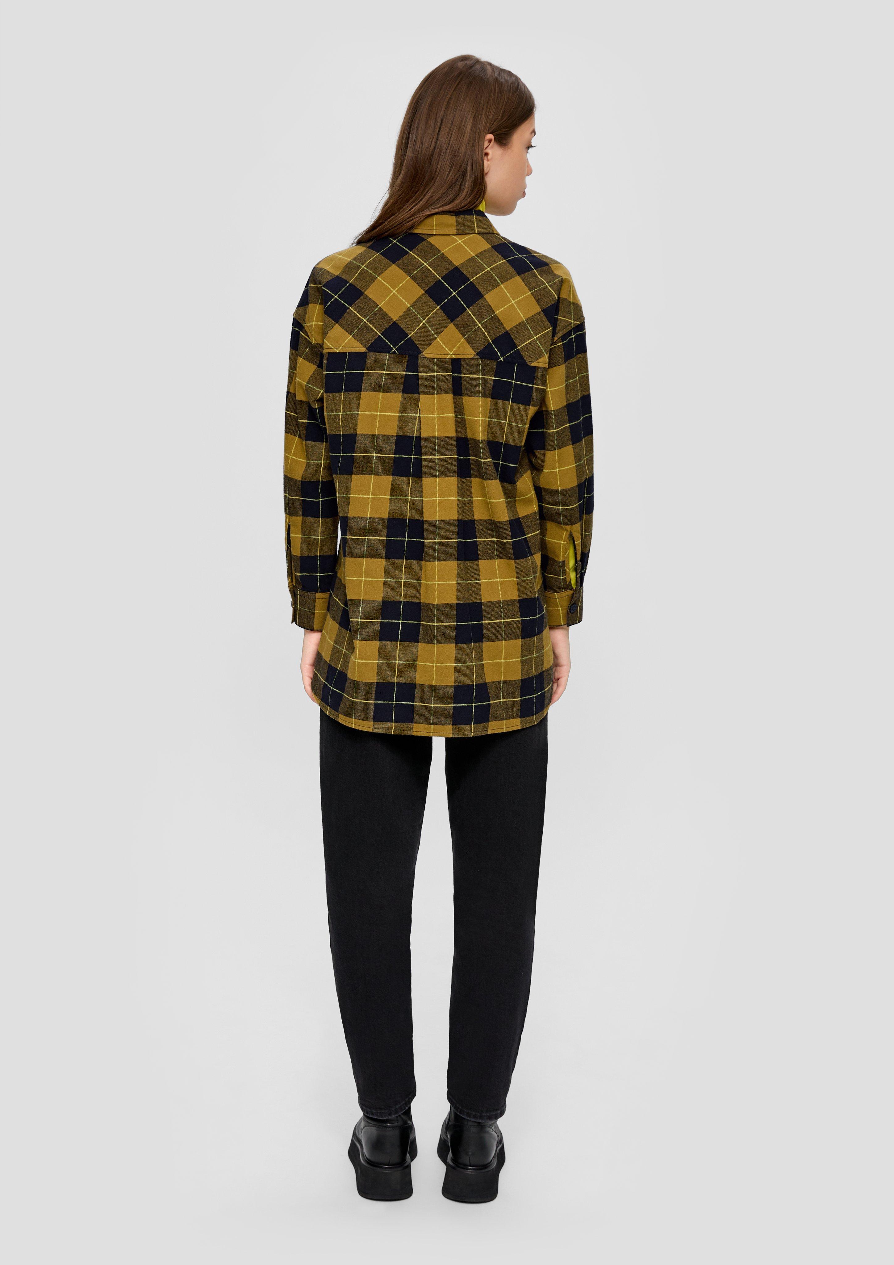 Twill-Bluse mit Pattentaschen  2134565-77N0