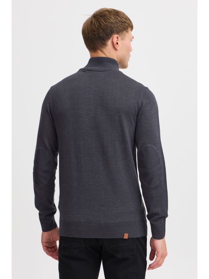 BLEND Troyer BHRobin 20704790ME Strickpulli mit hochabschließendem Kragen in Blau günstig kaufen XXL