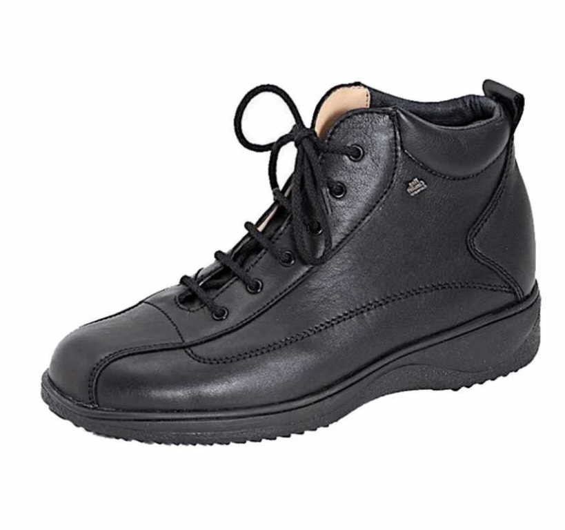 FINN COMFORT Schnür-Stiefeletten schwarz Aosta