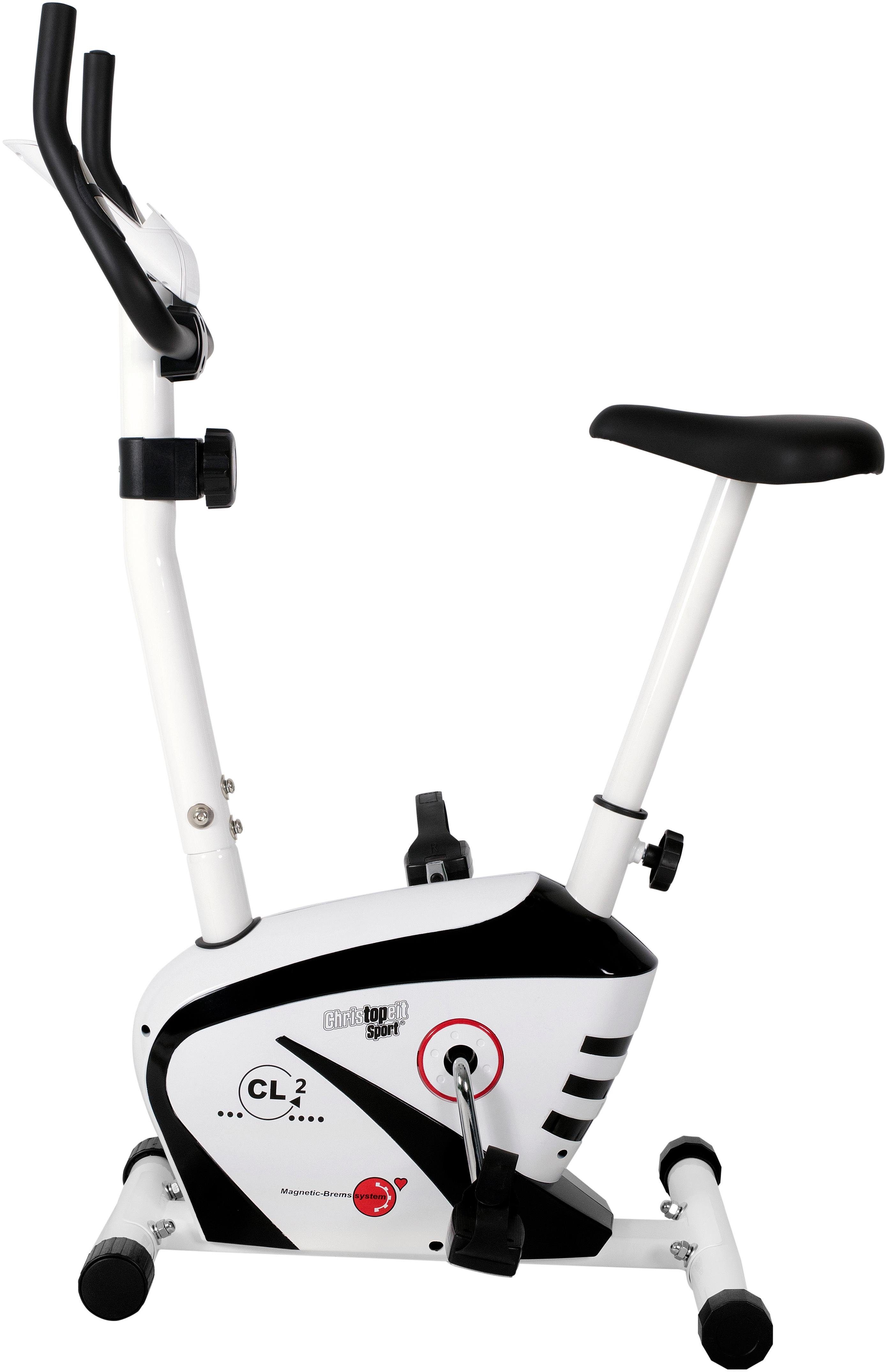 Christopeit Sport® Heimtrainer CL 2, Computer mit Halterung für Tablet bzw. Smartphone