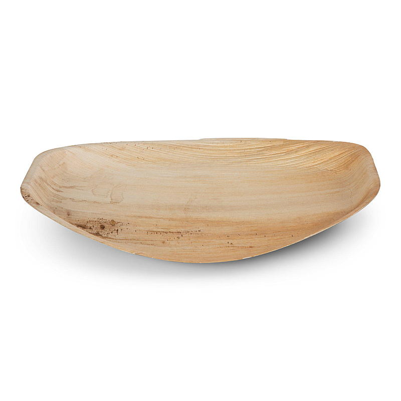Natur Serveringsbrett 3-pk 38x26 cm, palmeblad