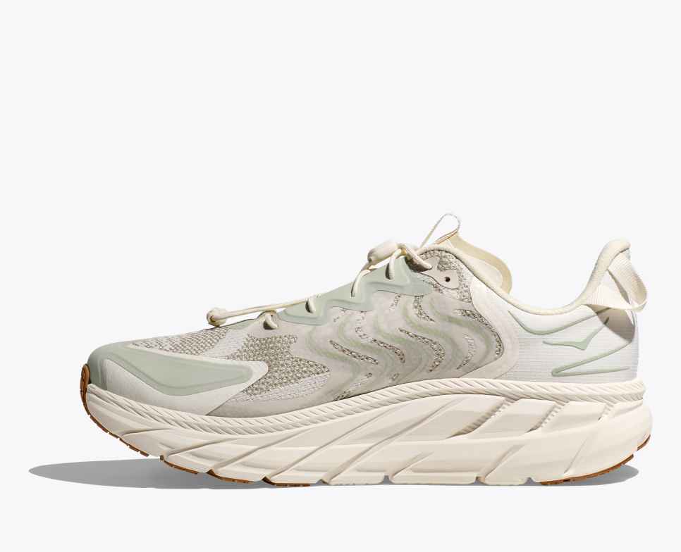 Clifton LS Satisfy Running Celadon Tint / Whisper White