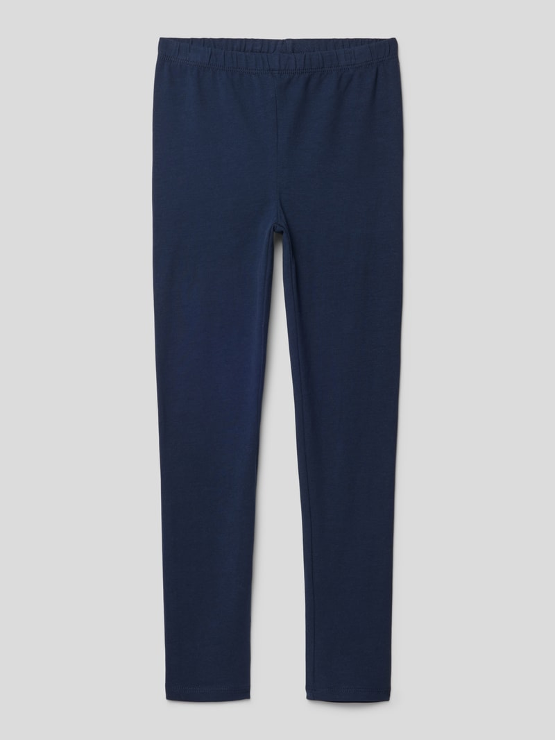 Leggings mit elastischem Bund in marineblau