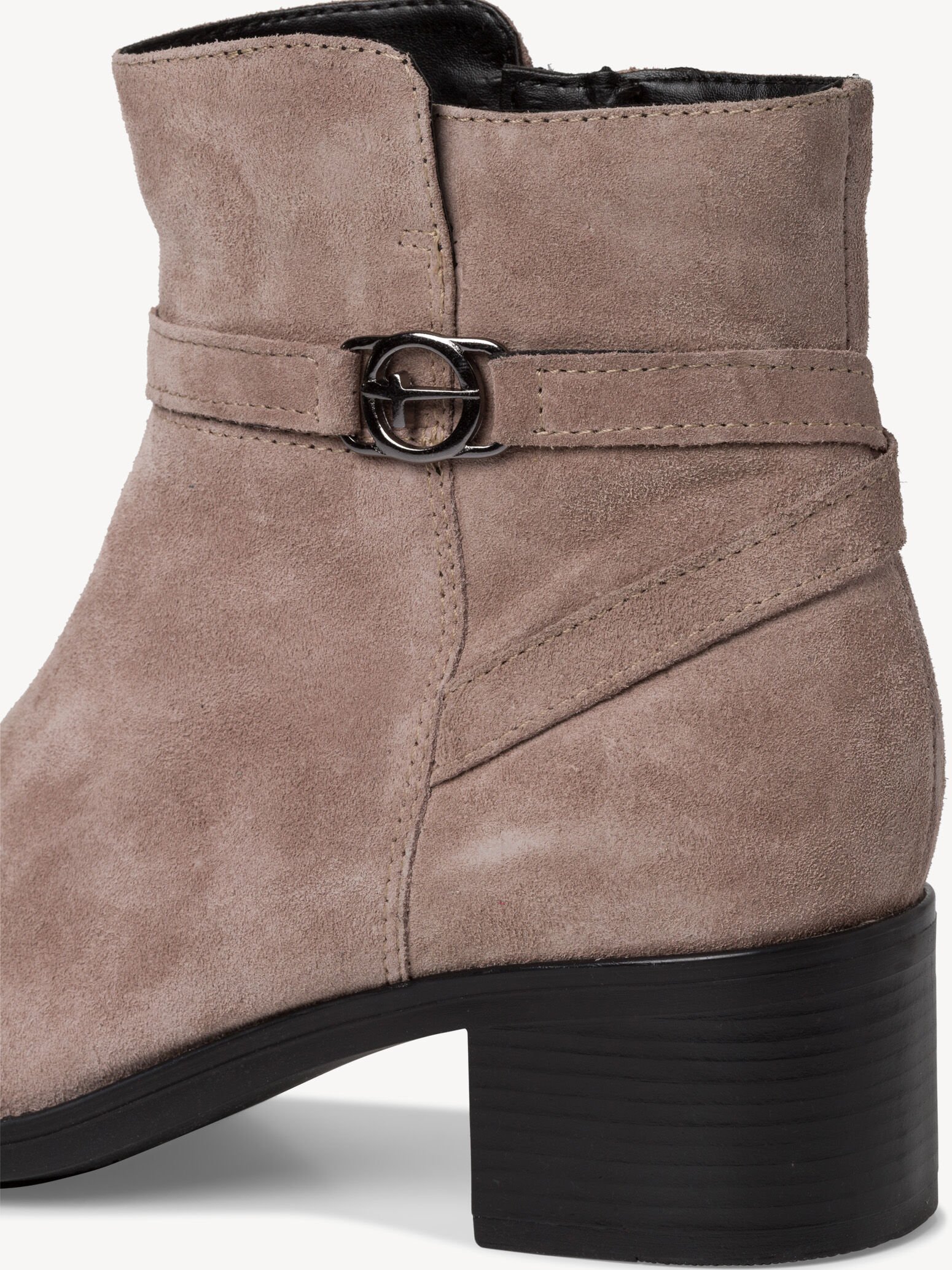 Bottine en cuir - beige