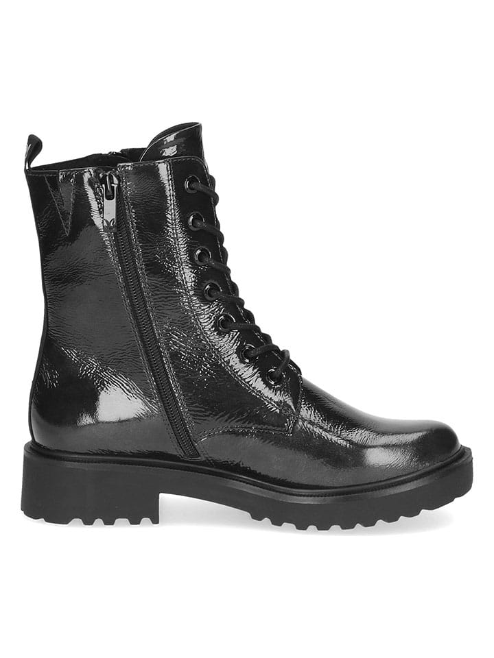 Caprice Leder-Boots in Schwarz günstig kaufen