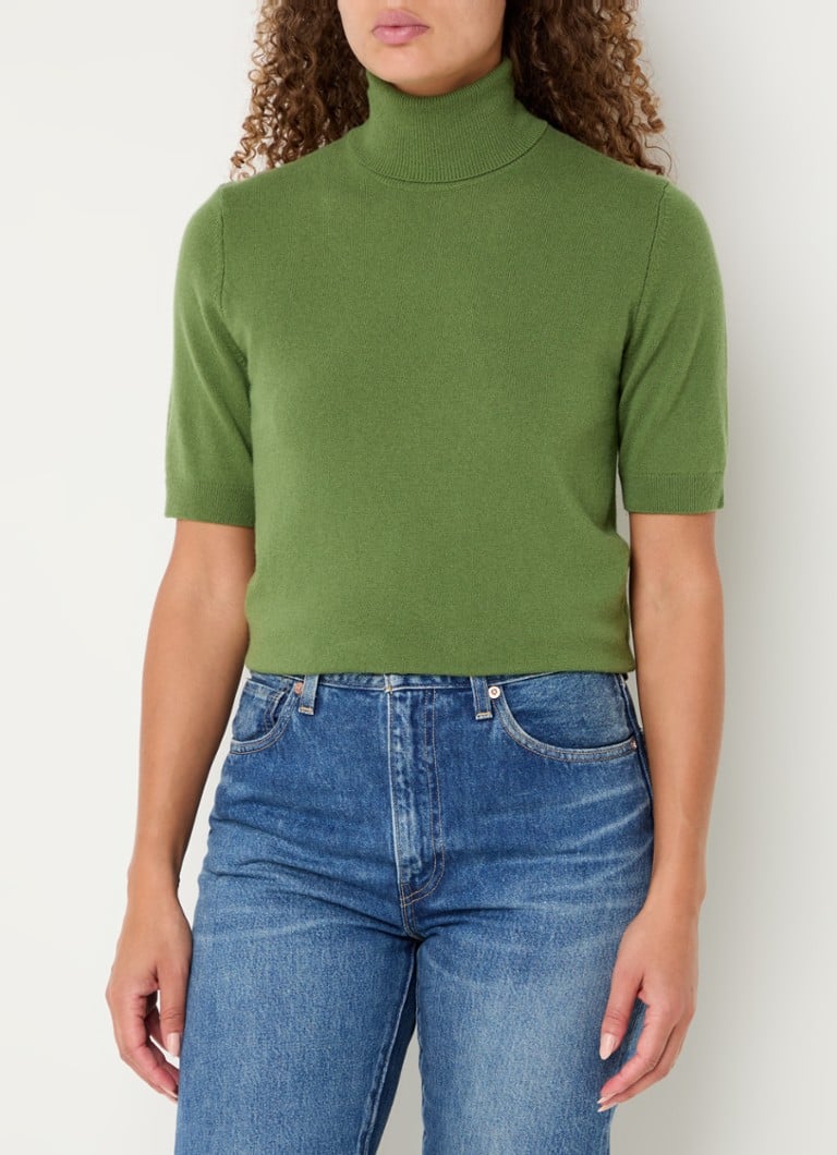 Benetton Fine-knit top in cashmere blend