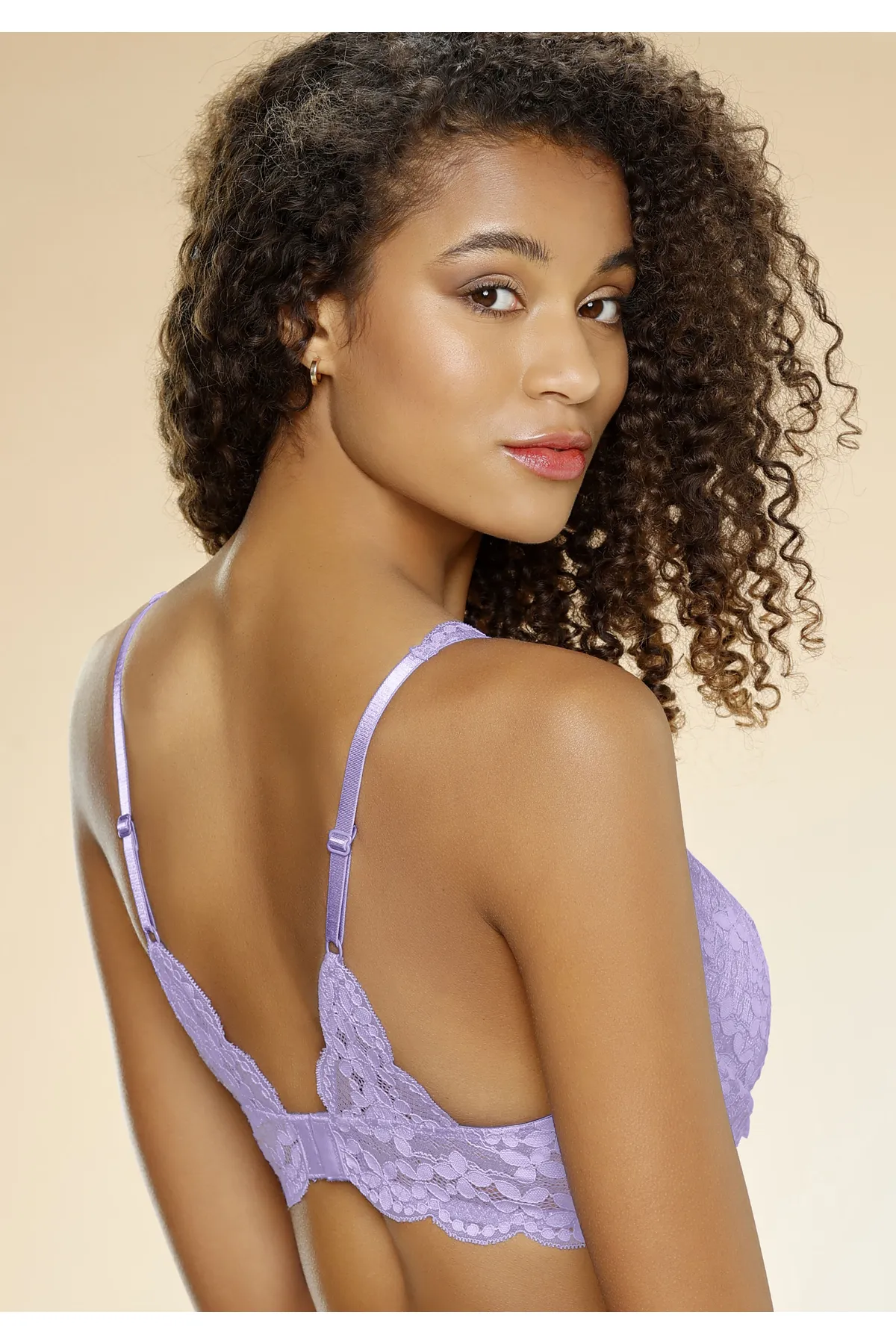 PETITE FLEUR  BH - Lila - Unifarben