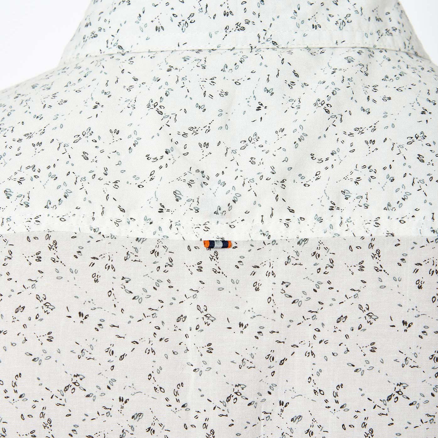 MONTY  Chemise fleurie blanche Homme