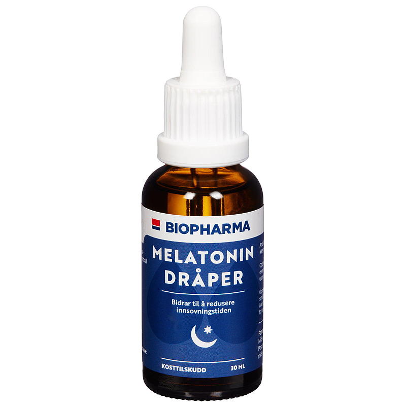 Biopharma Melatonin dråper 30 ml Biopharma