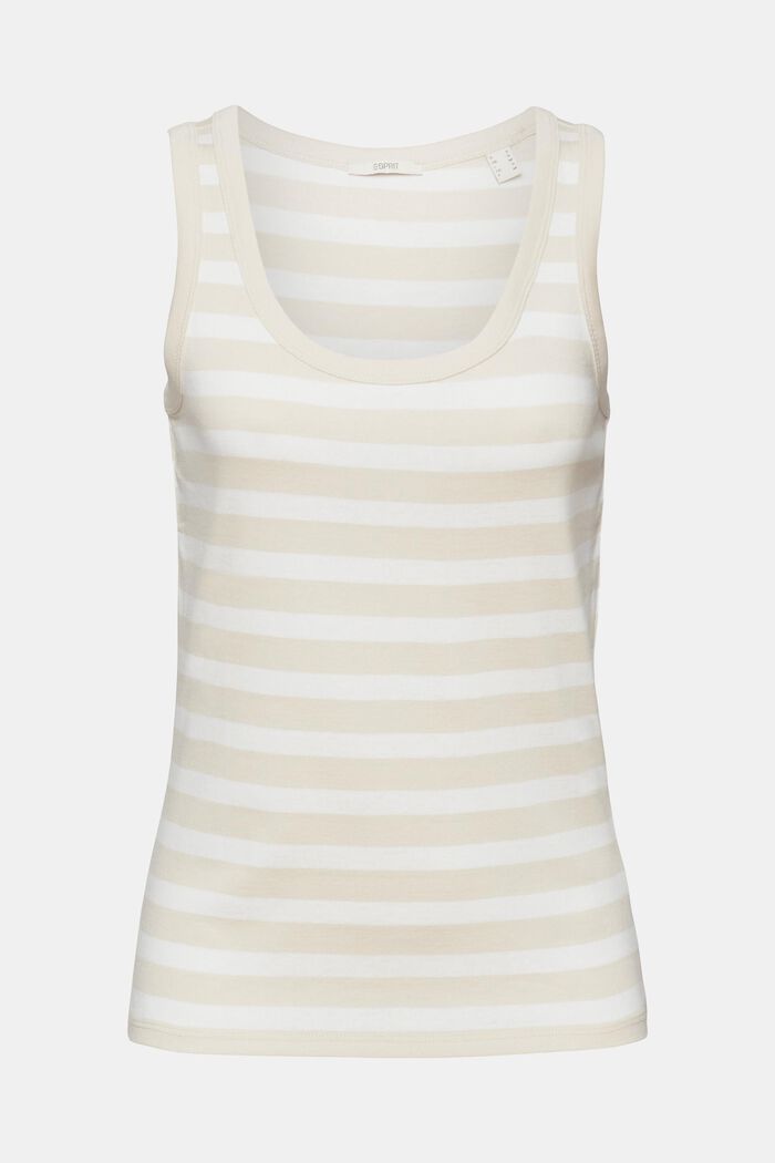 Gestreiftes Tanktop aus Baumwolle