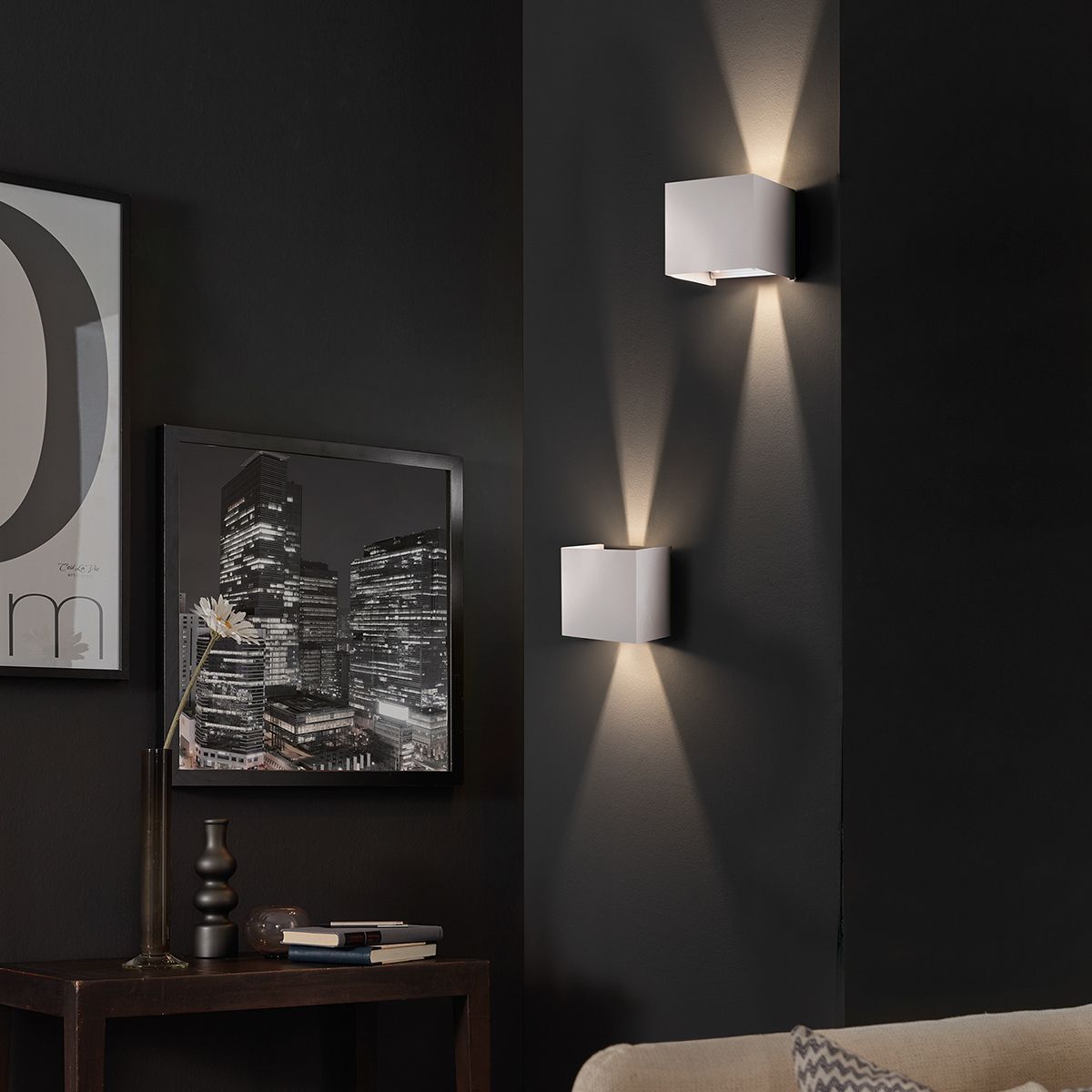 Fischer & Honsel LED Wandleuchte Wall Weiß 10 cm