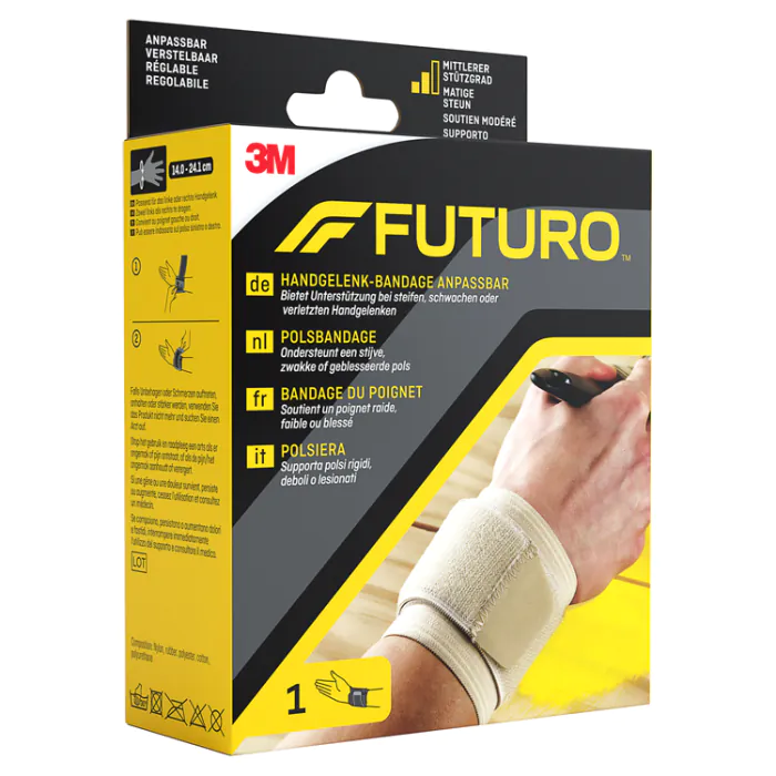 „Futuro“ riešo įtvaras, vieno dydžio, tinka visiems