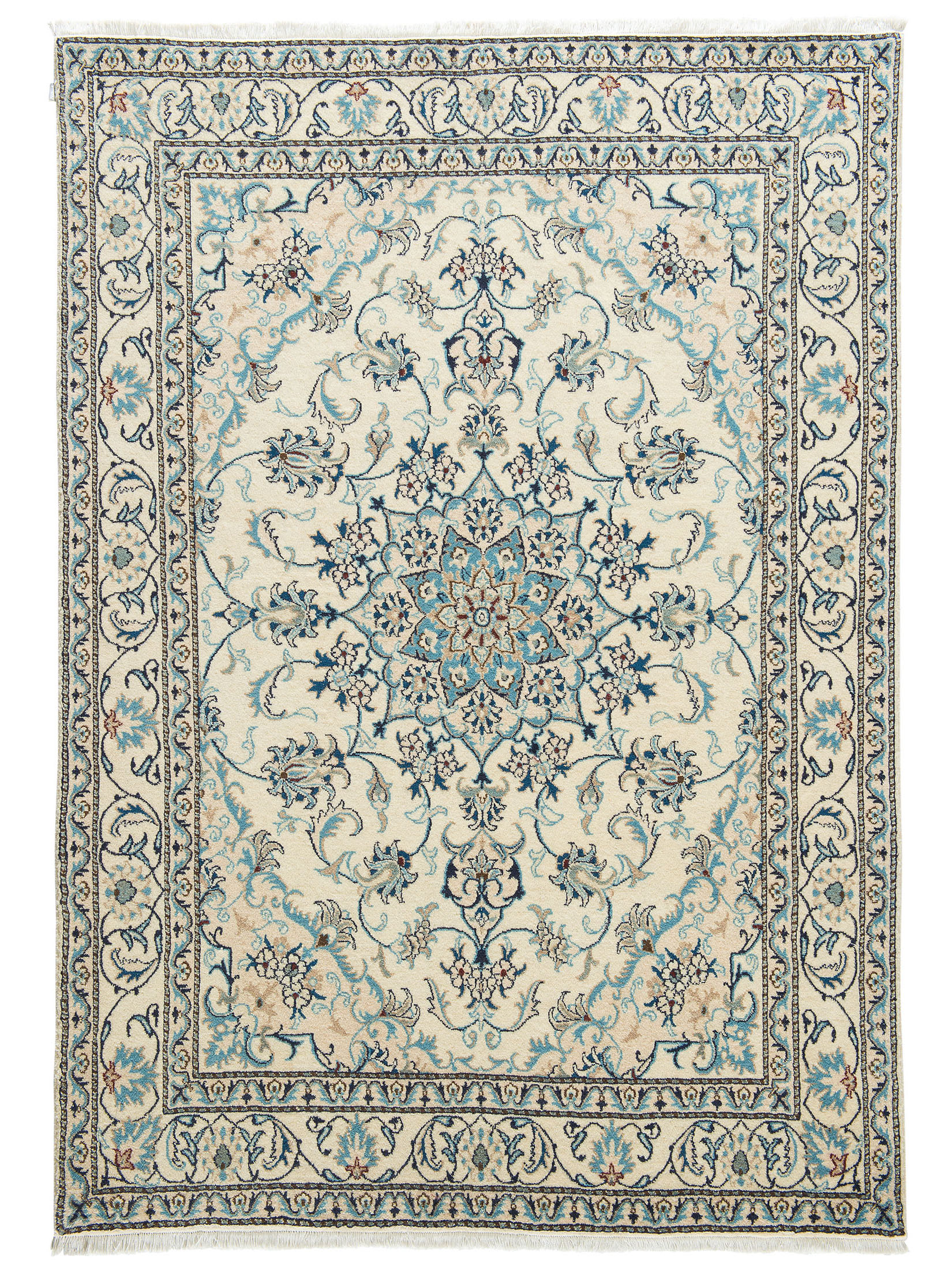 Kaschmar Nain 12 Lah ca. 168 x 235 cm, Unikat / Einzelstück