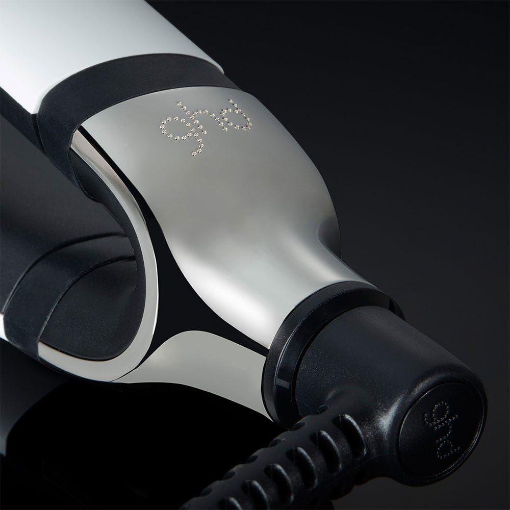 ghd platinum+ Glätteisen weiß & bodyguard Hitzeschutz Pflegebundle