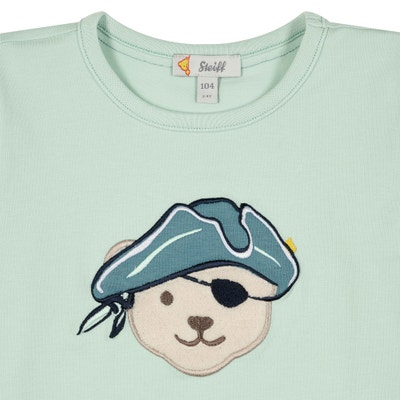 T-Shirt langarm, hellgrün für Jungs