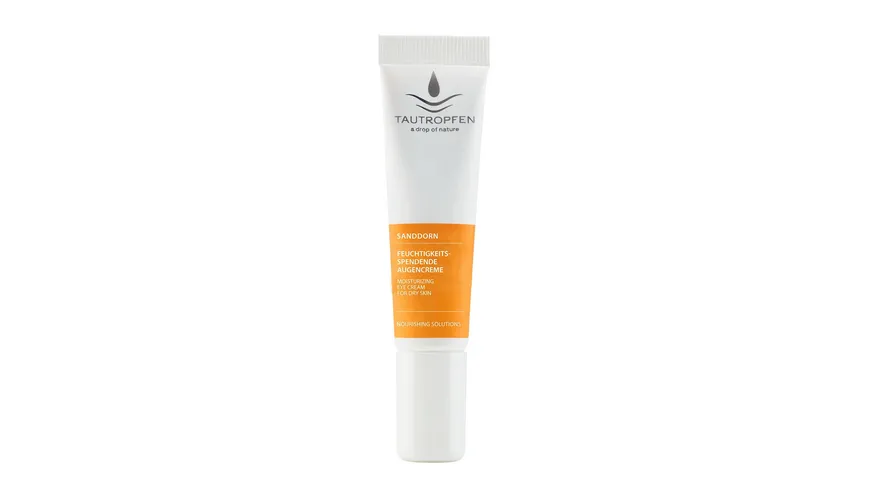TAUTROPFEN Sanddorn Nourishing Solutions Feuchtigkeitsspendende Augencreme 15 ml