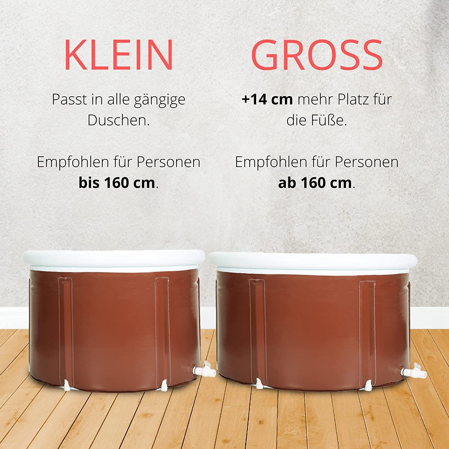 Bath Bob Badewanne faltbare Badewanne Erwachsene Kinder Passt in Dusche