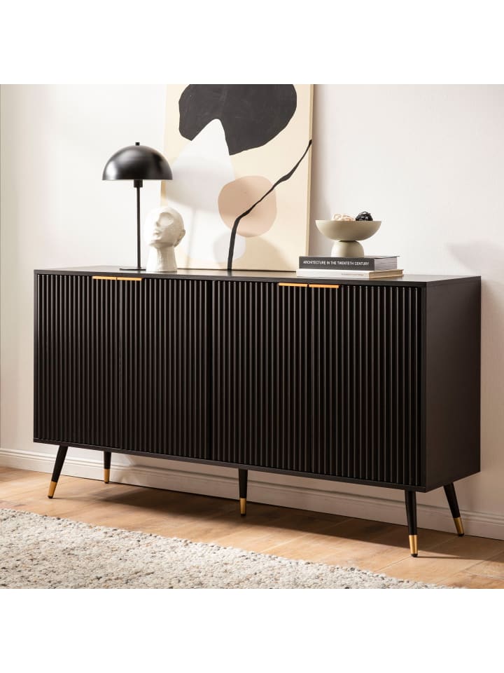 KADIMA DESIGN Sideboard 150x81x39 cm Anrichte mit Eiche-Dekor, Kommode mit günstig kaufen onesize