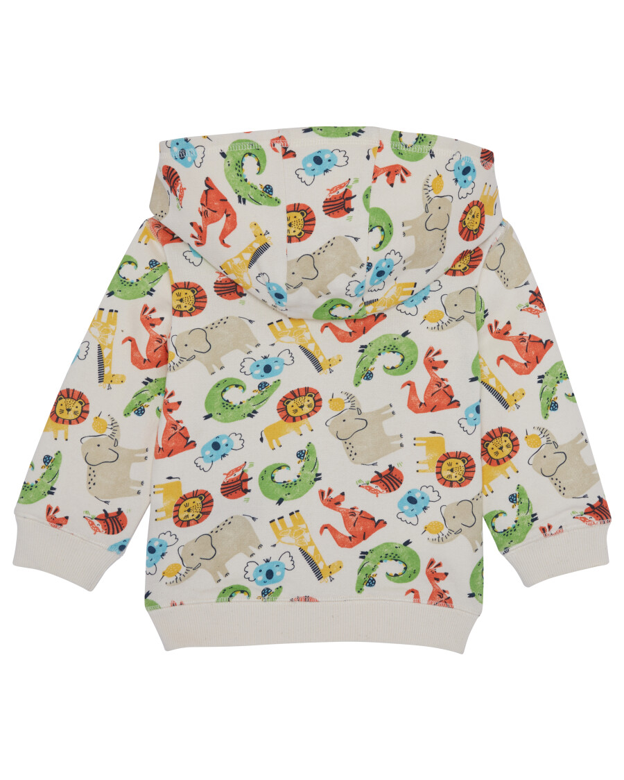 Sweatjacke mit Tieren