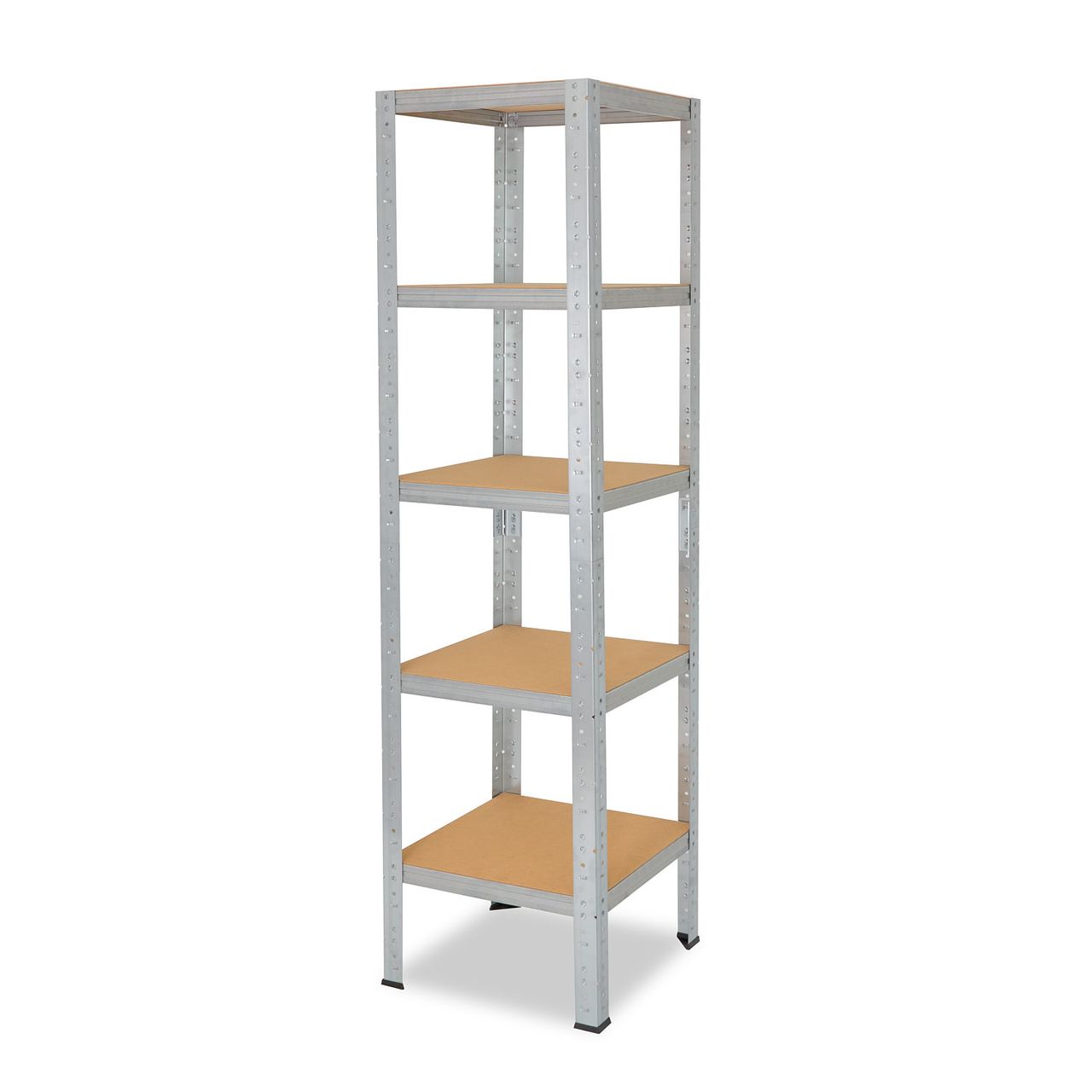 Shelfplaza HOME 180x30x30cm Schwerlastregal in verzinkt mit 5 Böden