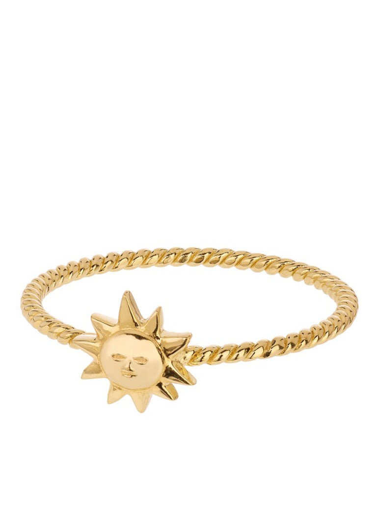Anello Anna + Nina Sunny placcato oro