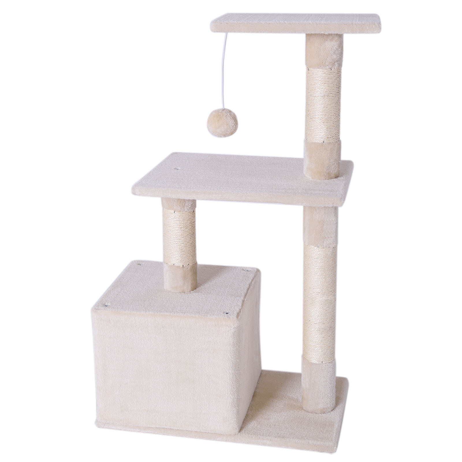 Lionto Kratzbäume Lionto Kratzbaum Höhe 85 cm beige
