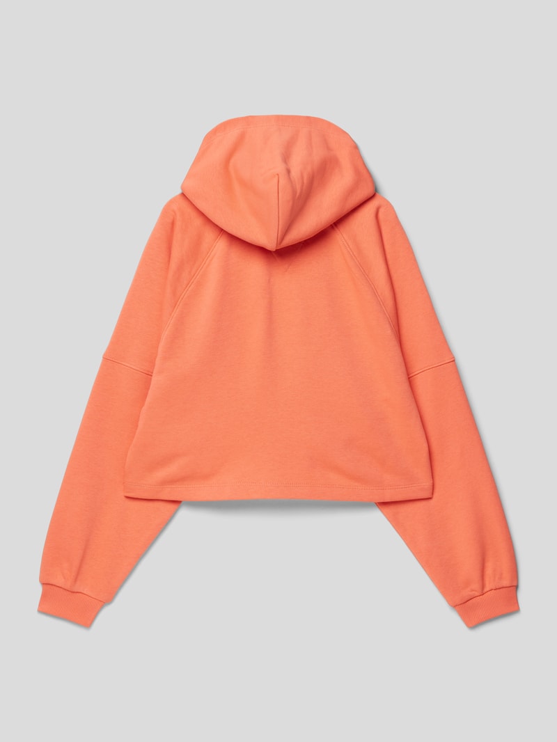 Hoodie mit Label-Print Modell 'MONOTYPE' in lachs