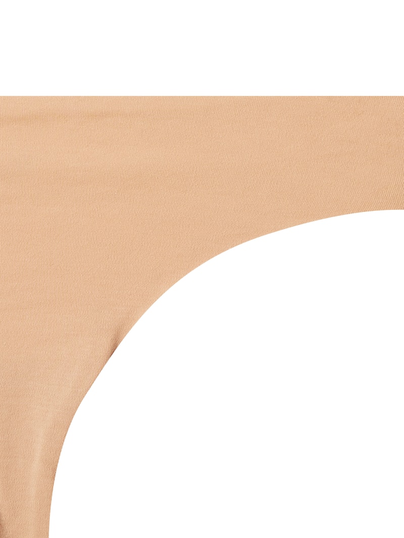 String mit Stretch-Anteil - nahtlos Modell Invisible Cotton in mittelbraun
