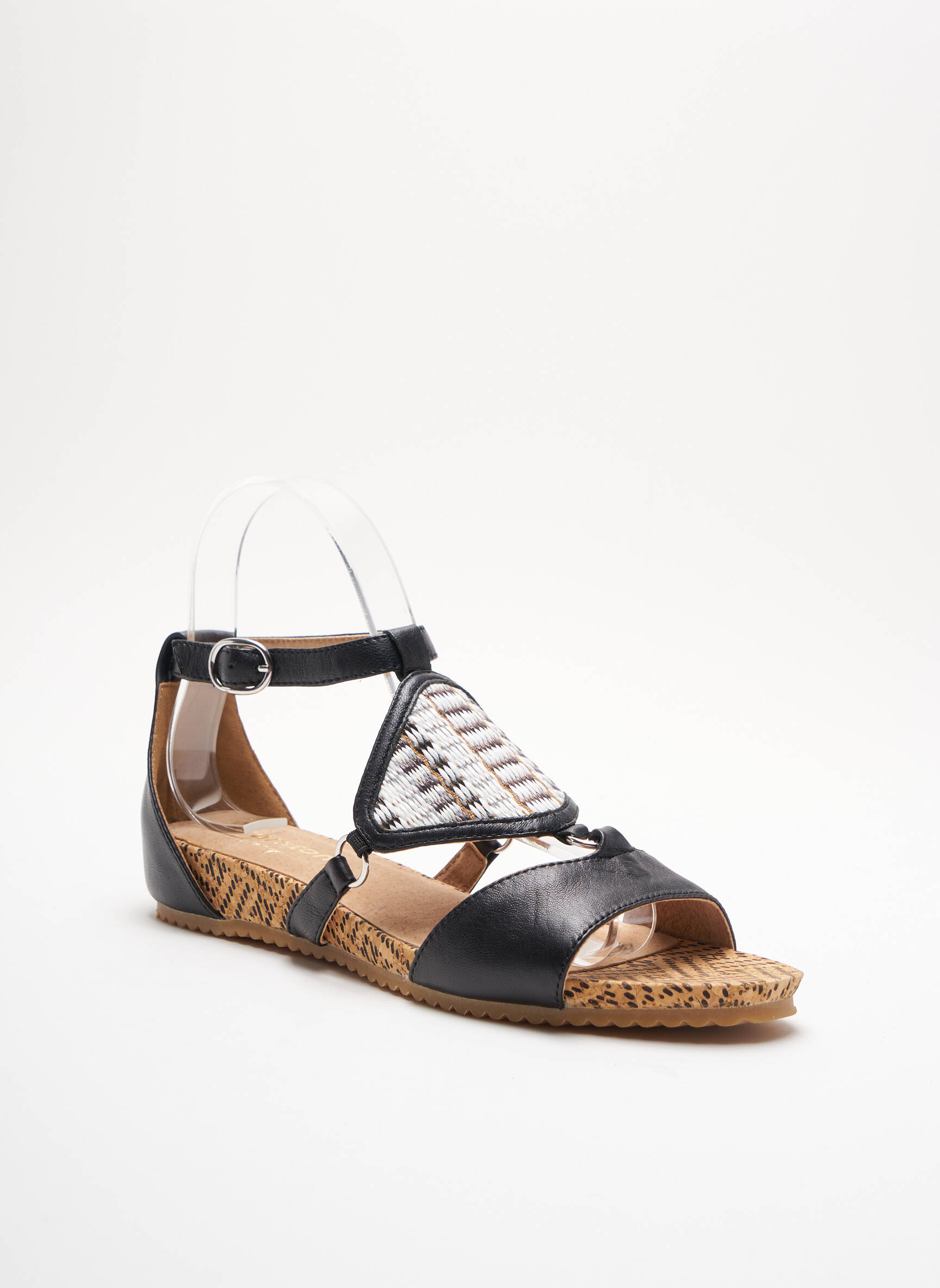 Karston Sandales Nu Pieds Femme couleur noir