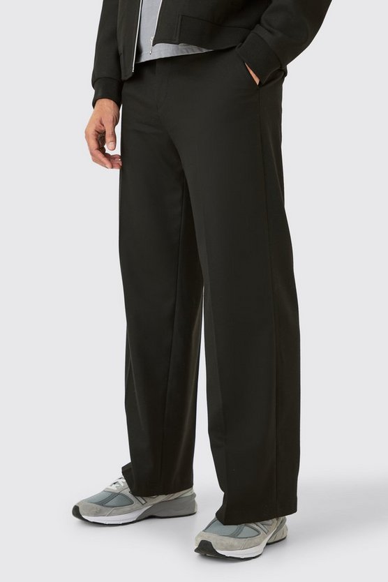 Smarte Hose mit weitem Bein