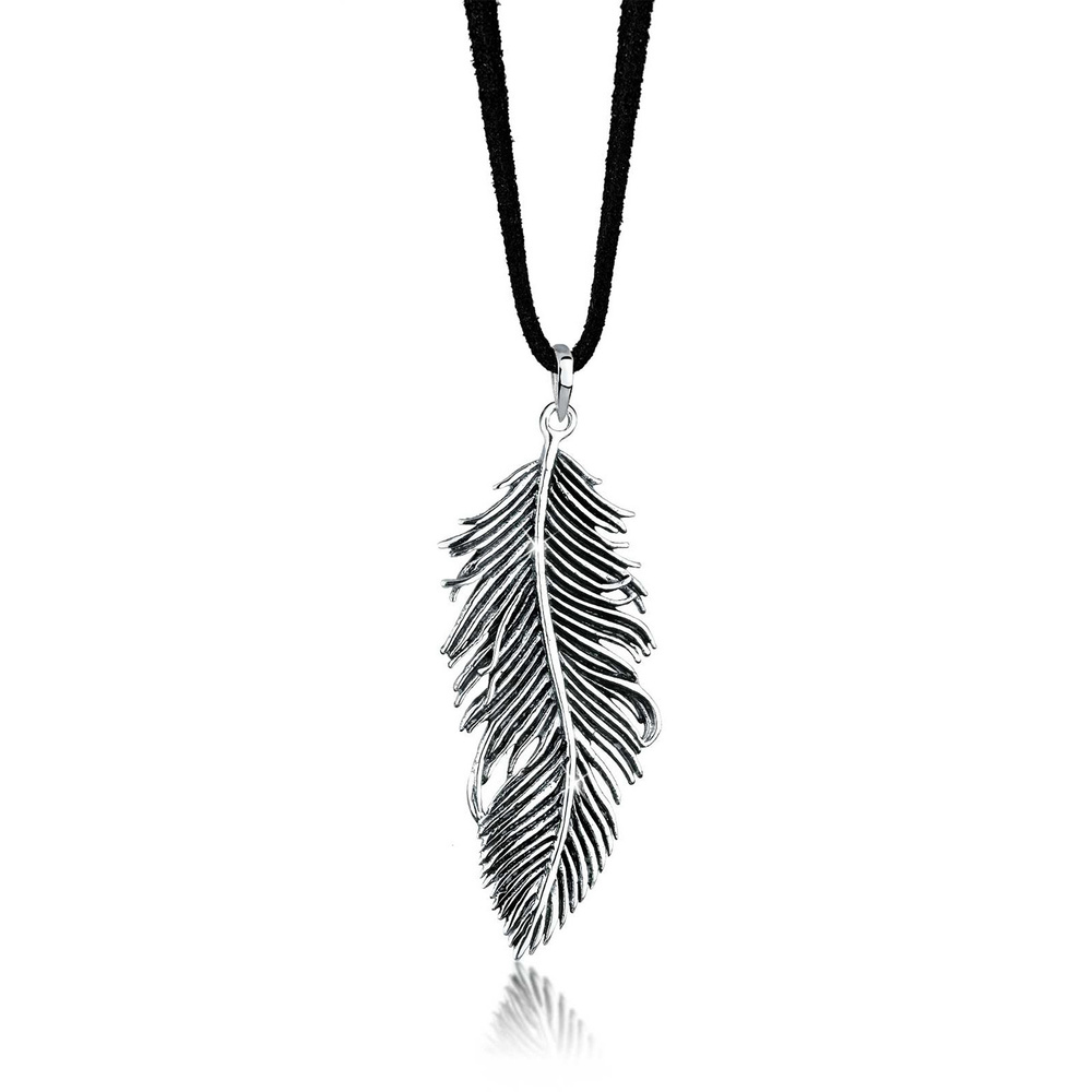 Elli Elli Collier Feder Boho Hippie Festival 925 Silber collier