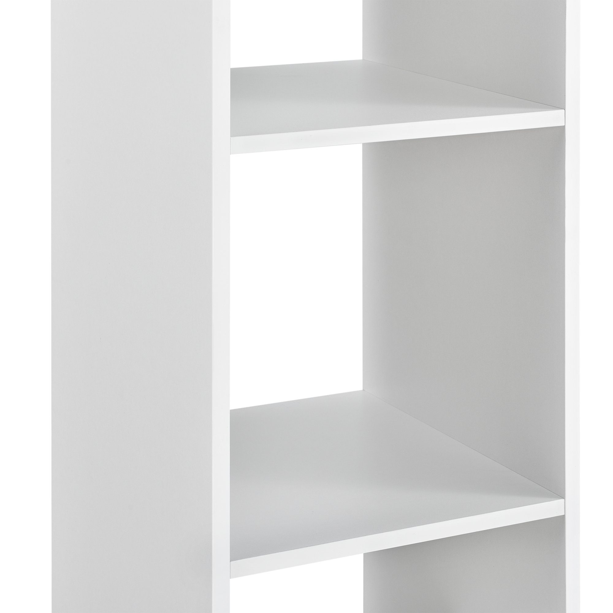 en.casa Bartisch (nur Tisch), Visby Bartheke 110x70x70cm Weiß / Eiche-Optik