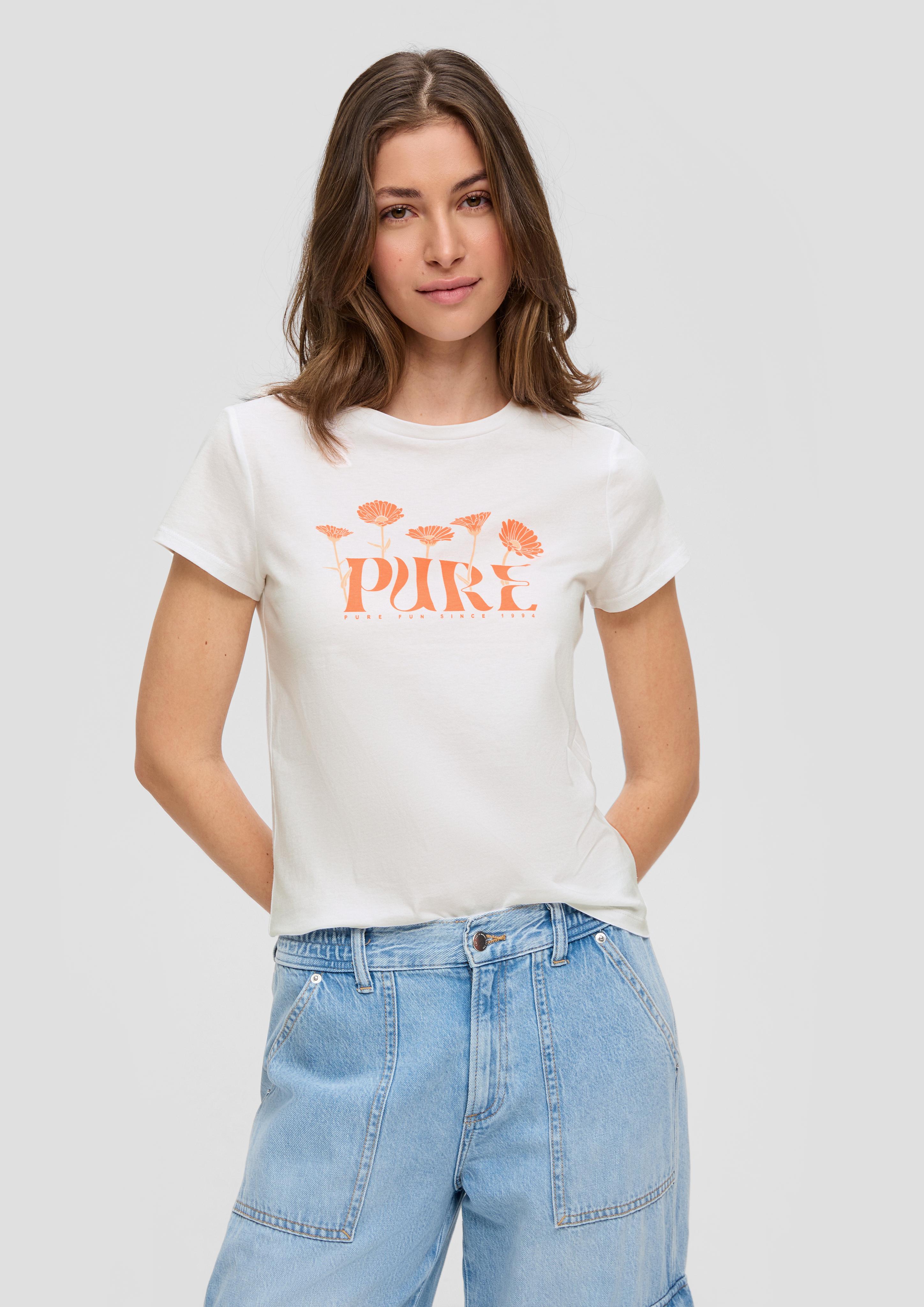 T-Shirt mit Frontprint  2144078-01D1