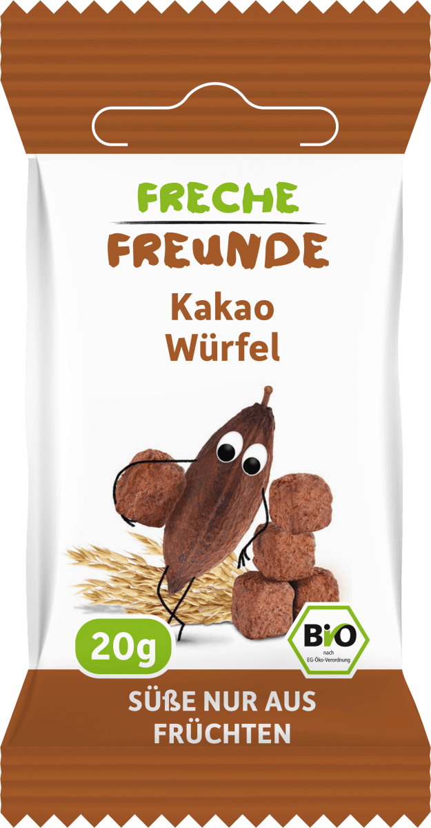 Kindersnack Müsliwürfel Kakao, 20 g