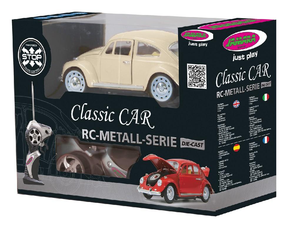 Jamara e.K. JAMARA VW Käfer RC Diecast 1:18 creme weiss 40MHz