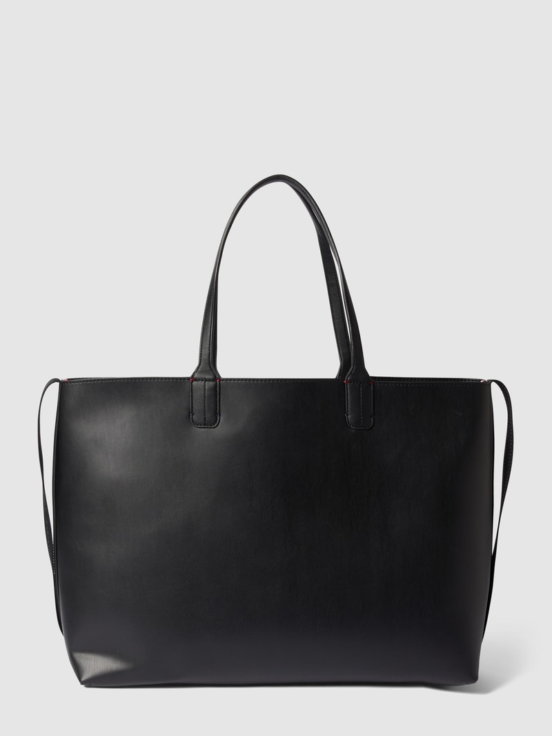 Shopper in Leder-Optik Modell 'ICONIC' in schwarz