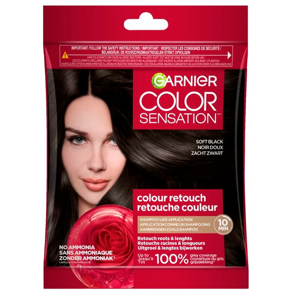 Garnier Color Sensation Color Retouch 2.0 fekete hajfesték