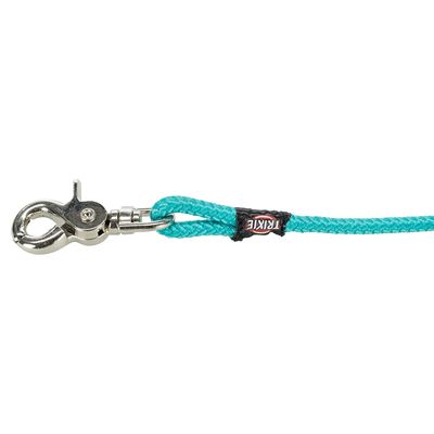 Trixie Schleppleine rund mit Trigger Snap Hook, ozean